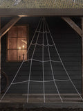 Lights4fun light up spider web Halloween decoration, imported from the UK