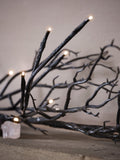 Lights4fun black twig Halloween garland 1.5m, UK version