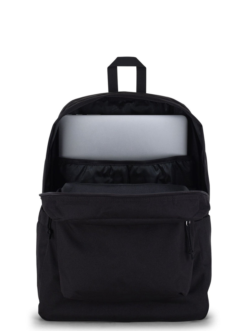 Jansport Cross Town Plus black backpack (British brand)