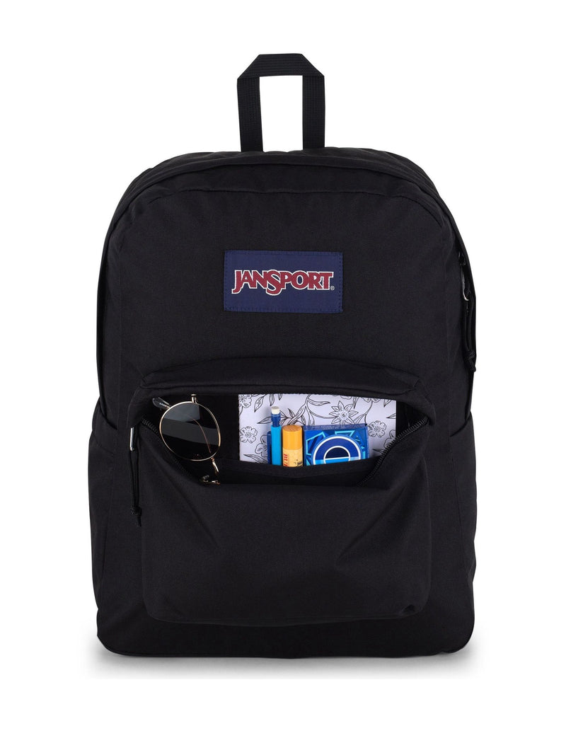 Jansport Cross Town Plus black backpack (British brand)
