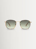 Le Specs Neptune Deux sunglasses gold frame khaki lenses - British product