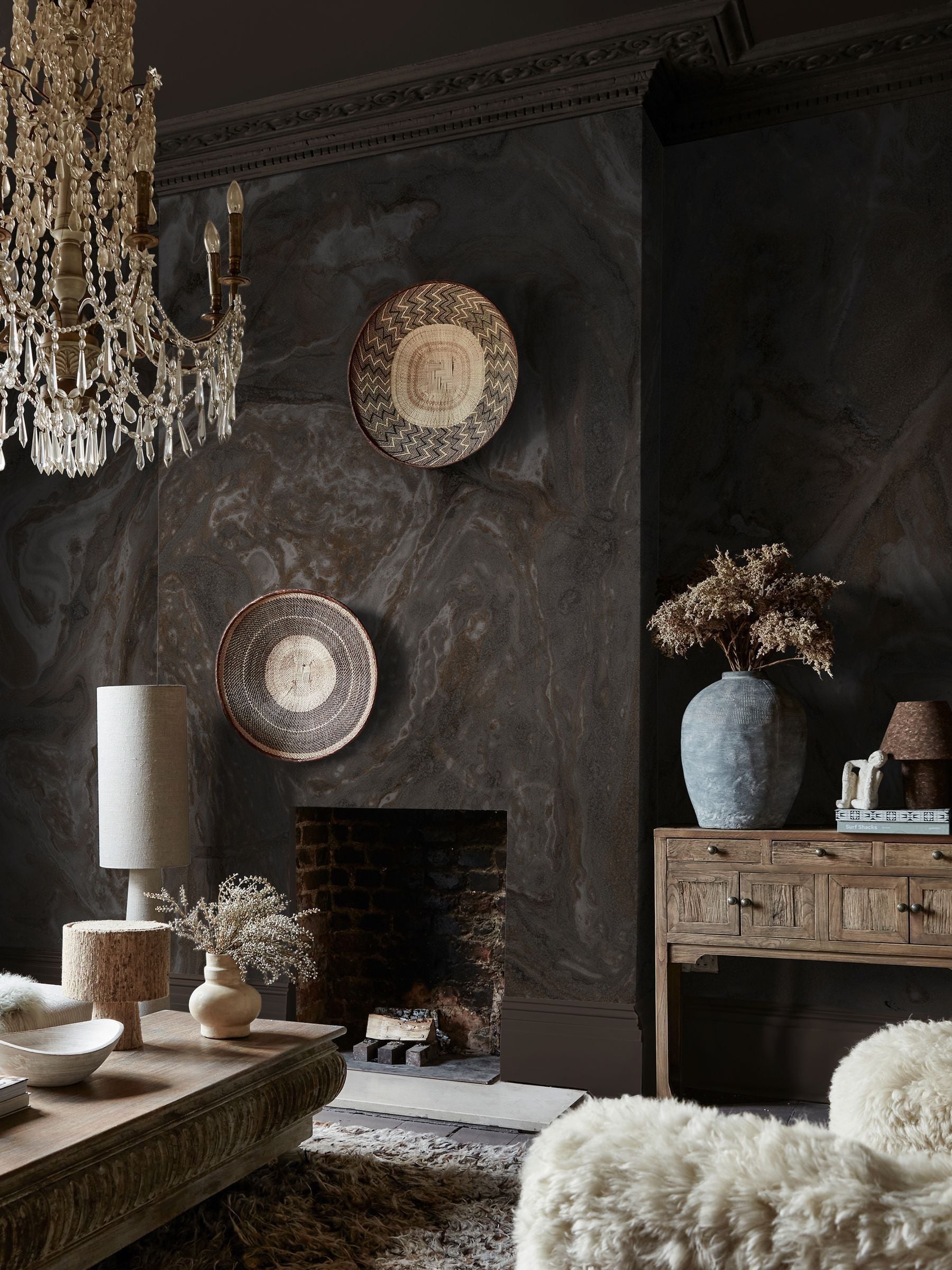 Abigail Ahern Onyx Ethereal Marble Fixed Size 2.5m x 4m Mural