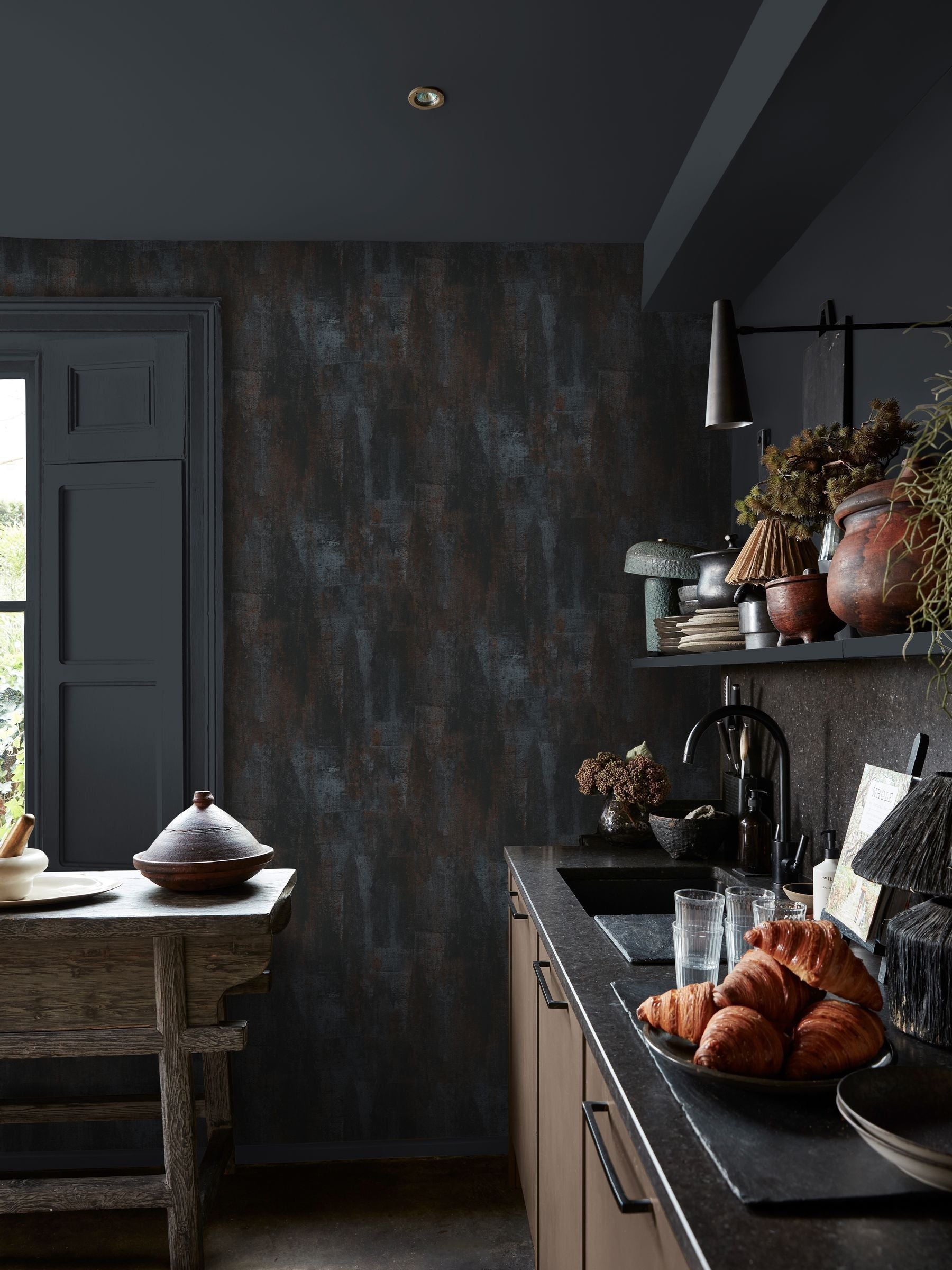 Abigail Ahern Nightfall Oxidized Opulence wallpaper 10m, UK version