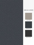 Abigail Ahern Dusk Herringbone Weave wallpaper 10m, imported from the UK