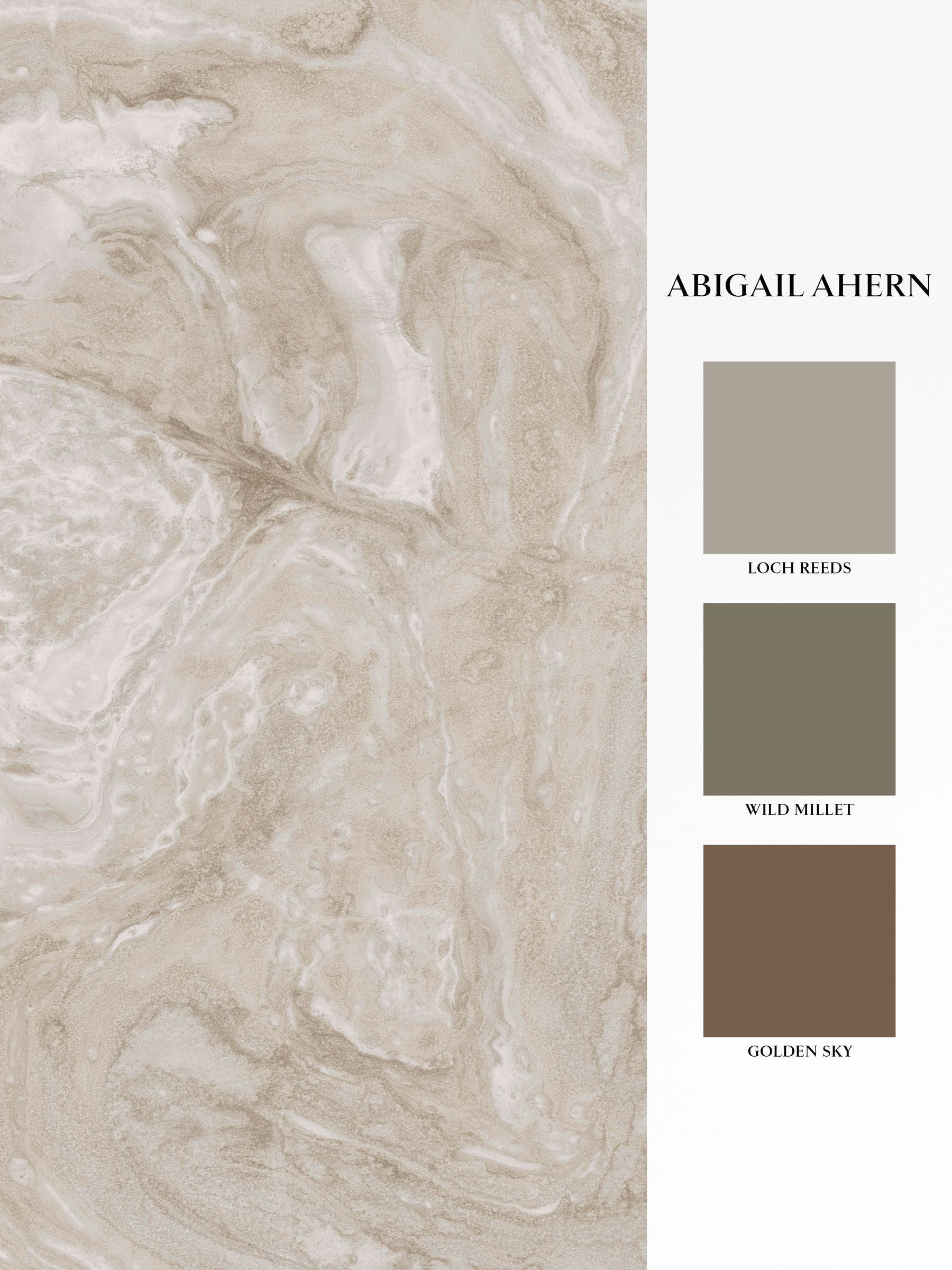 Abigail Ahern Ethereal Marble A4 mural - British product