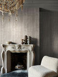 Abigail Ahern Deep Greige Linear Luxe wallpaper sample A4 - British product
