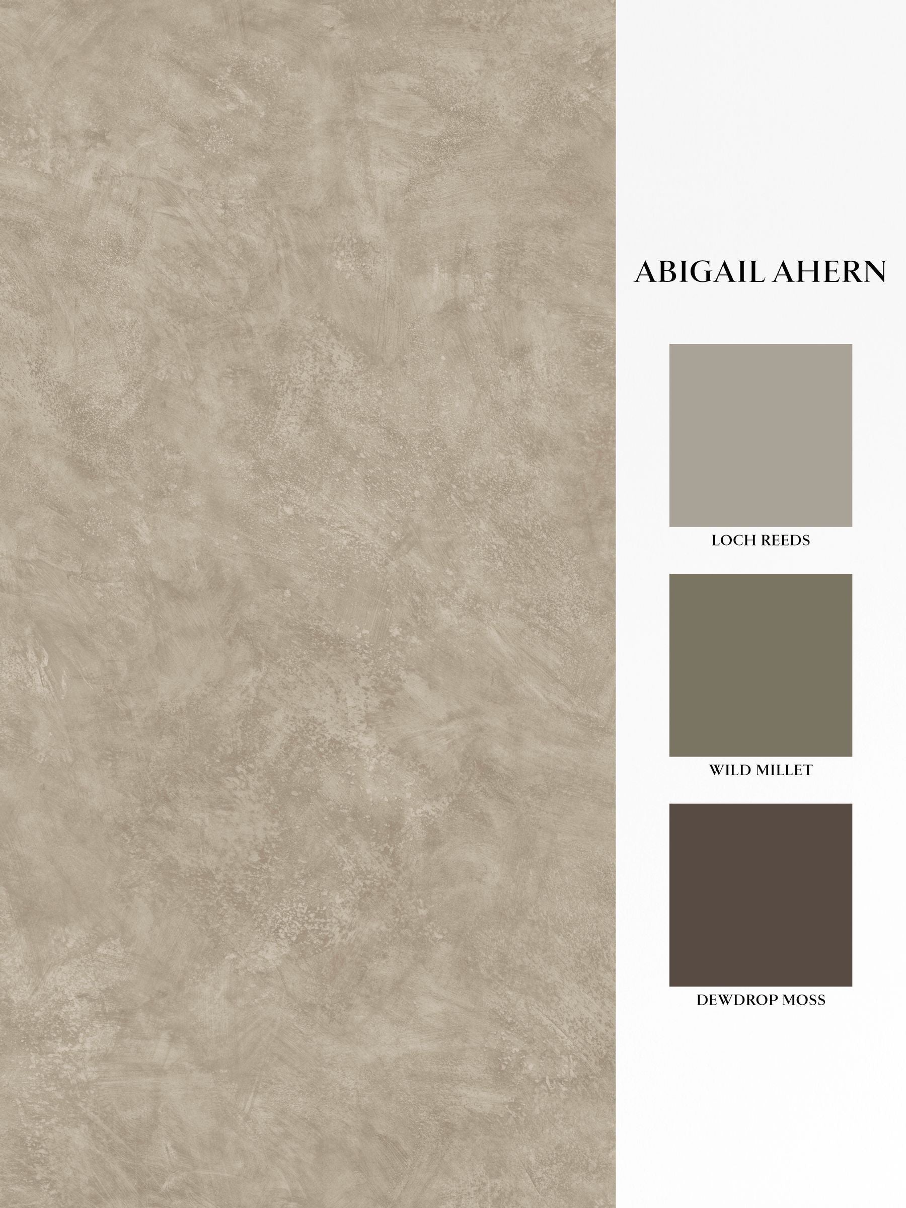 Abigail Ahern wallpaper sample Urbanite Tadelakt A4, imported from the UK