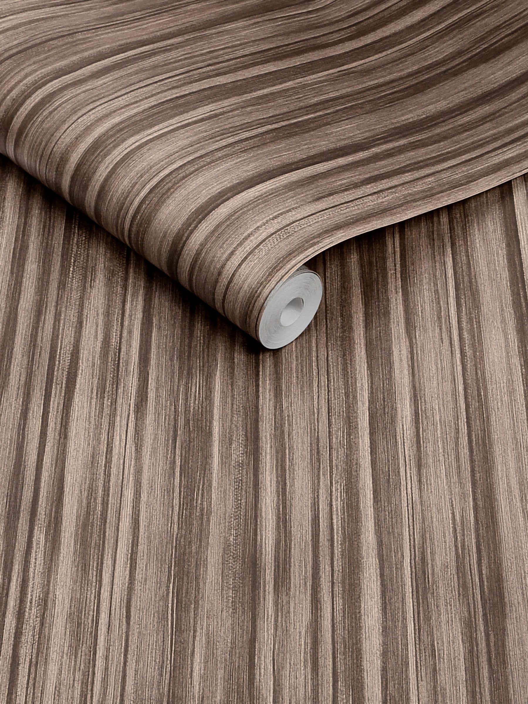 Abigail Ahern Deep Greige Linear Luxe wallpaper sample A4 - British product