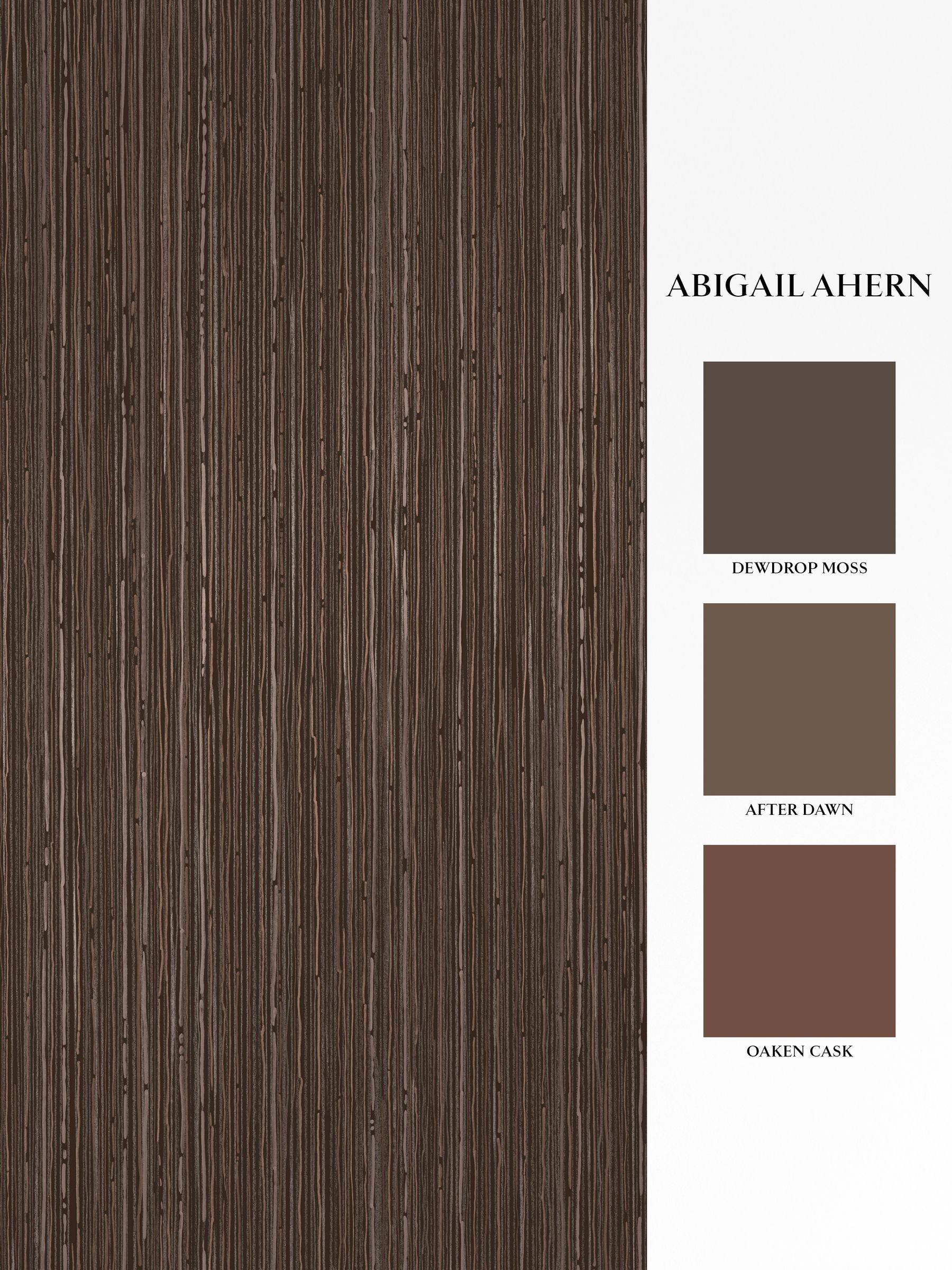 Abigail Ahern fibre stripe wallpaper sample (British brand)