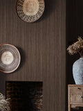 Abigail Ahern fibre stripe wallpaper sample (British brand)