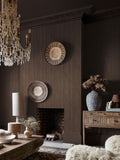 Abigail Ahern Chocolate Fibre Stripe A4 Wallpaper Sample