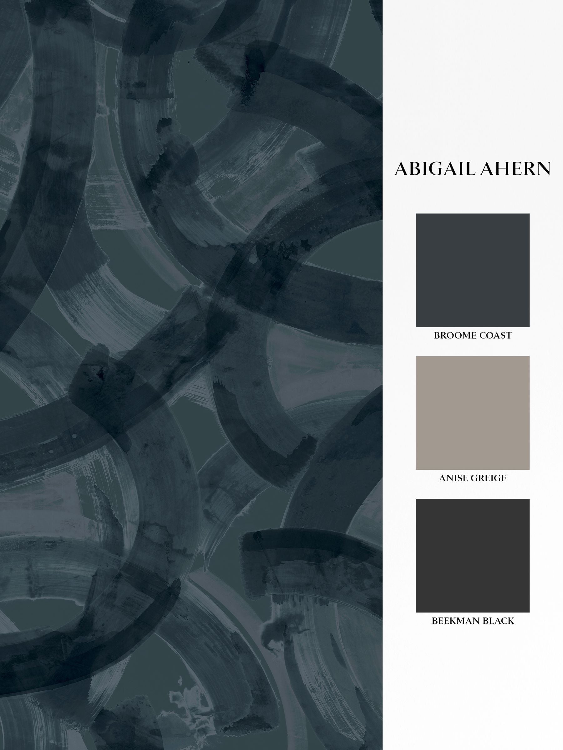 Abigail Ahern Midnight Nomad mural A4 - British product