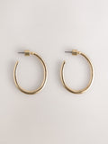 Gold tone sparkle detail hoop earrings, UK version
