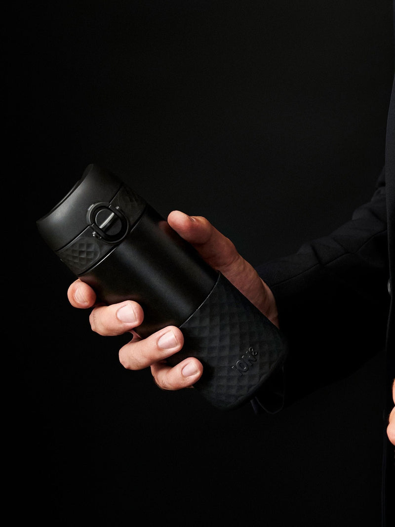 ION8 black travel mug 360ml, UK version