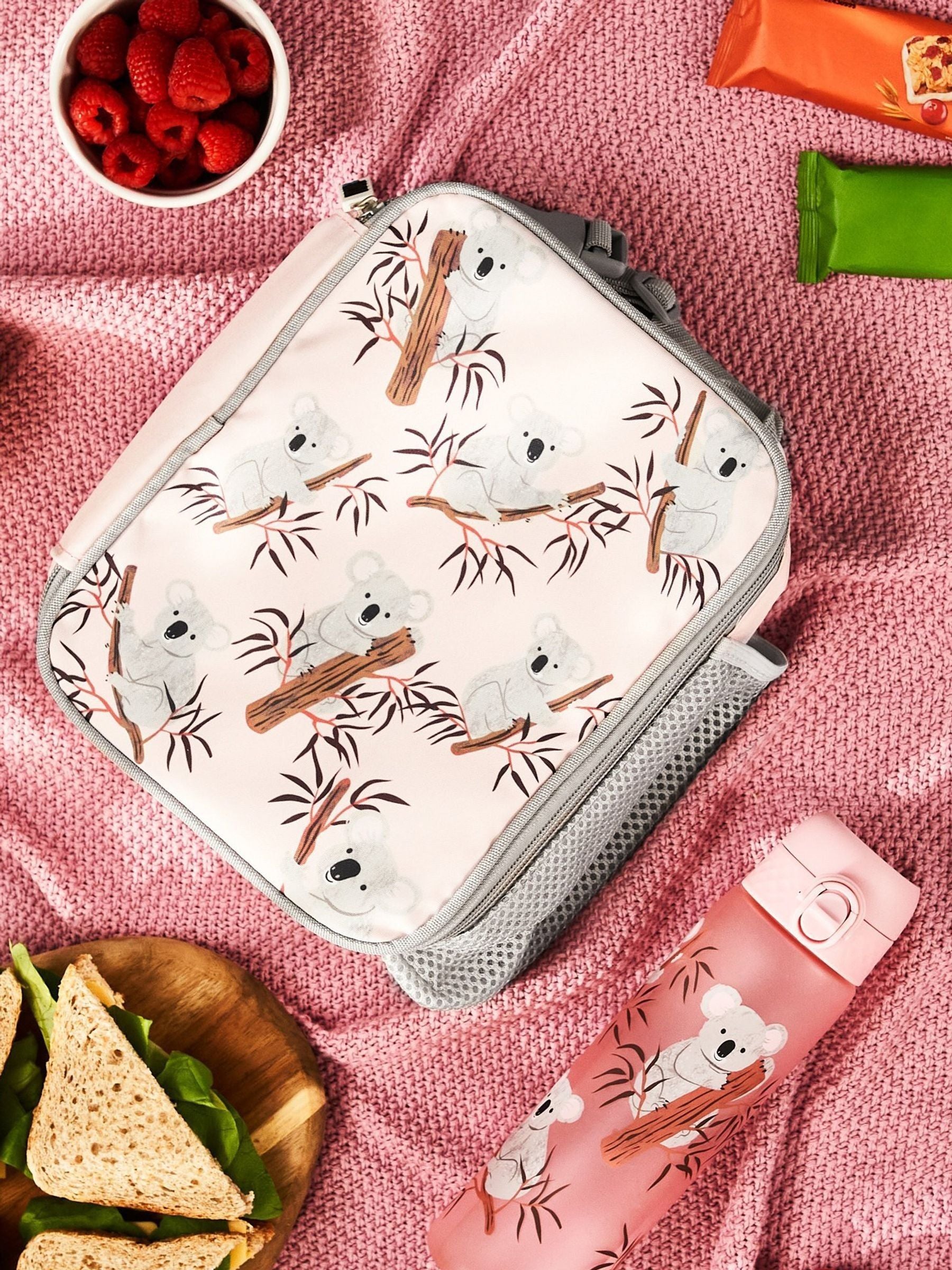 ION8 Koalas lunch bag with 500ml leak proof water bottle, UK version