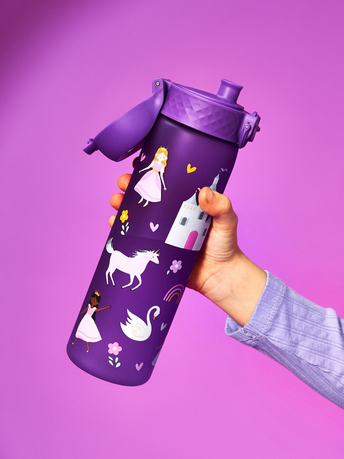 Ion8 Princess Lunch Bag & Leakproof Recyclon Water Bottle Bundle