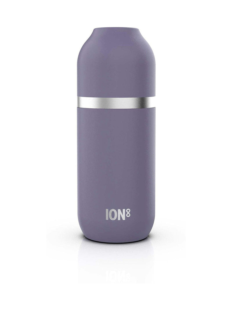 ION8 purple insulated flask and mug set, UK version