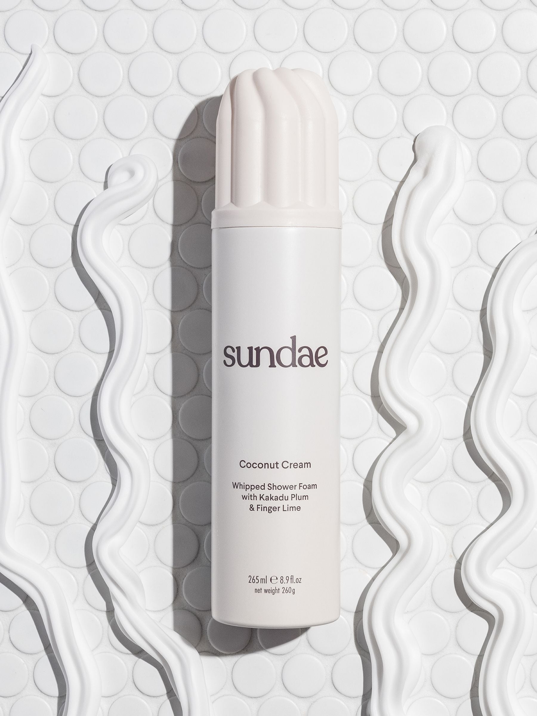 Sundae Cream coconut whipped shower foam 265ml (British brand)