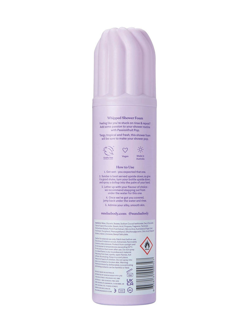 Sundae Passionfruit Pop Duschschaum 265ml (Britische Marke)