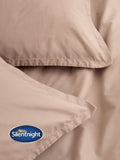 Silentnight Natural Cotton Rich T180 Washed Duvet Set (British brand)