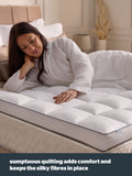 Silentnight White mattress topper 10cm (British brand)