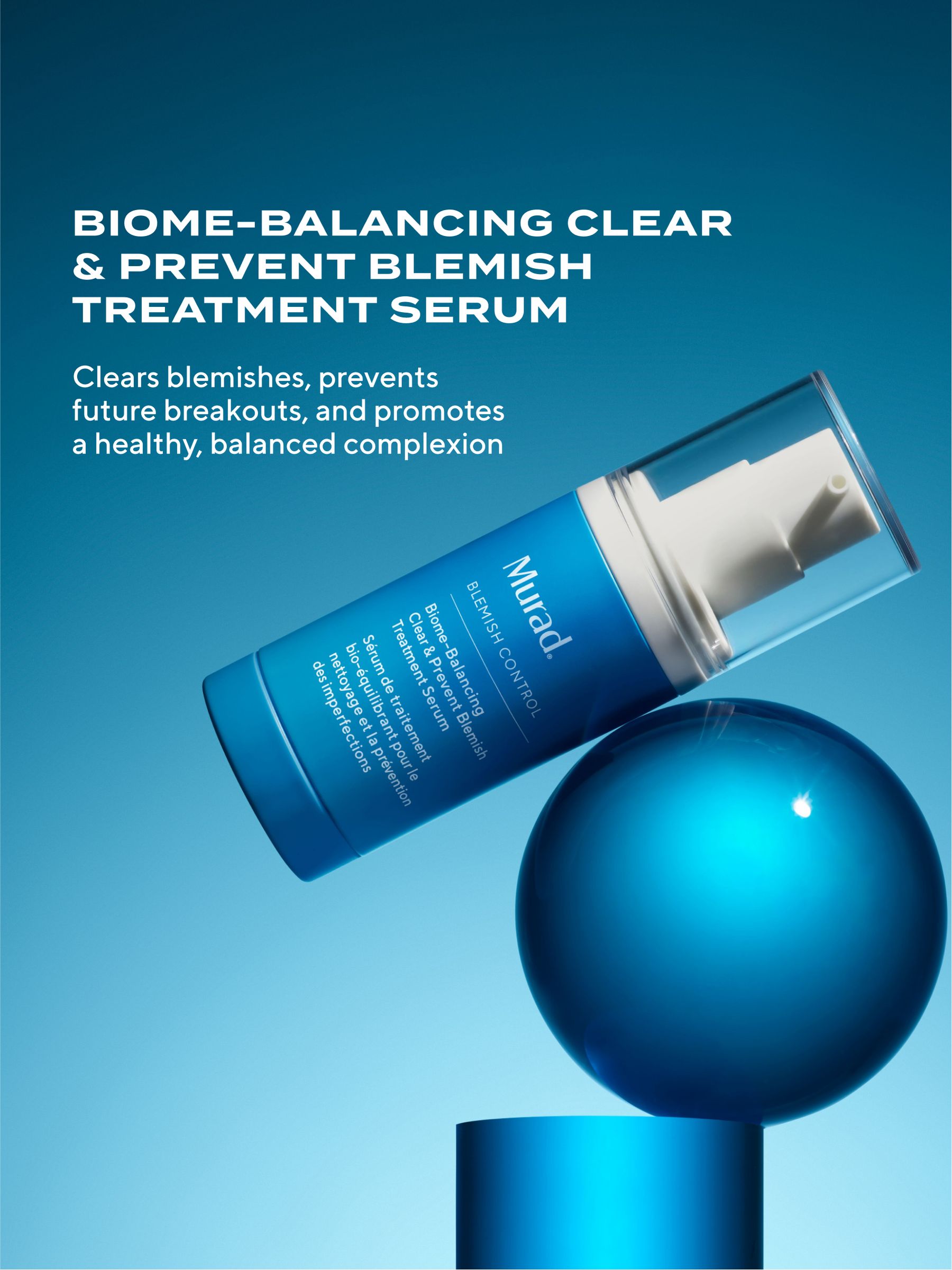 Murad Biome Balancing Clear Prevent Blemish Treatment Serum, imported from the UK