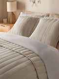 Silentnight Natural quilted cushion 45cm, imported from the UK