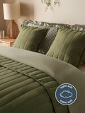 Silentnight Green Quilted Cushion, UK version