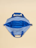 Joules Ticking Stripe duffle bag, imported from the UK