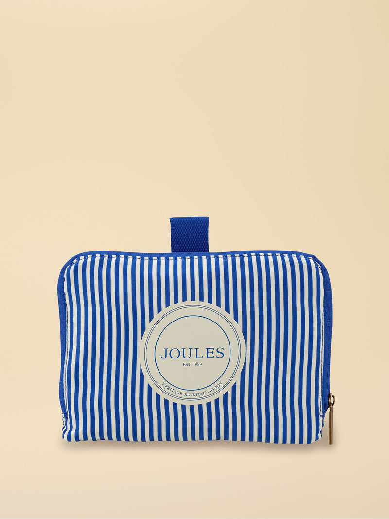 Joules Ticking Stripe duffle bag, imported from the UK