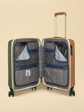 Joules Colourblock large hard shell suitcase (British brand)