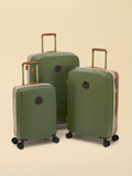 Joules Colourblock large hard shell suitcase (British brand)