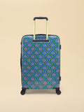 Joules Tile Diamond medium hard shell suitcase, imported from the UK