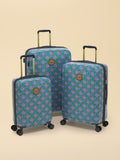 Joules Tile Diamond medium hard shell suitcase, imported from the UK