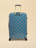 Joules Tile Diamond large hard shell suitcase, UK version