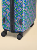 Joules Tile Diamond large hard shell suitcase, UK version