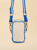 Joules blue oat crossbody bag with boat emblem (British brand)
