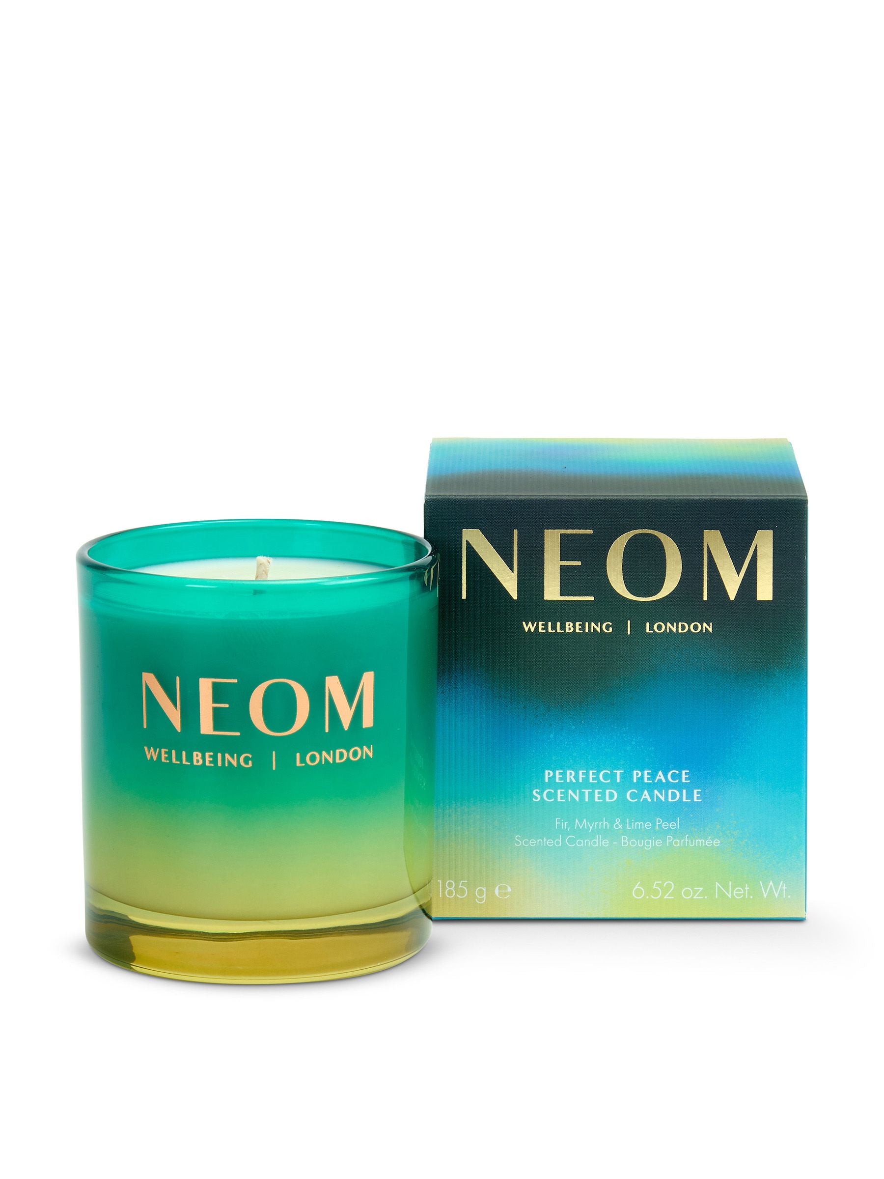 NEOM Perfect Peace 1-wick candle 185g - British product