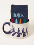 FatFace Beatles themed socks in a mug gift set, UK version