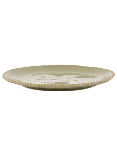Next Gallery Home Set of 4 Olive Blair Beaded Ceramic Dinner Plates 28cm- Buy online at McGrocer