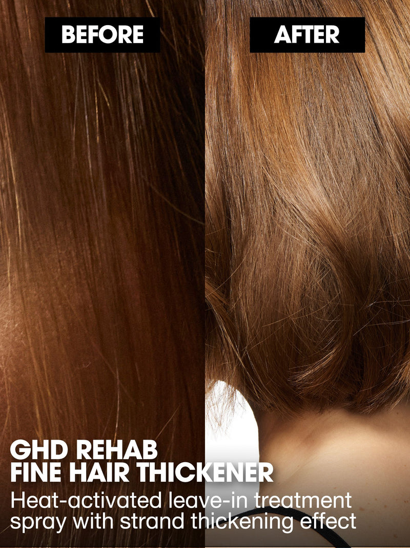ghd Fine Hair Thickener heat-activated spray, British product