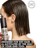 ghd Fine Hair Thickener heat-activated spray, British product