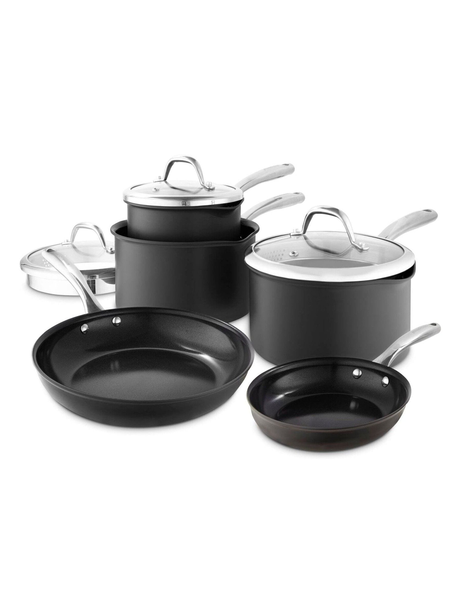 Good Food 5 piece hard anodized cookware set - British product