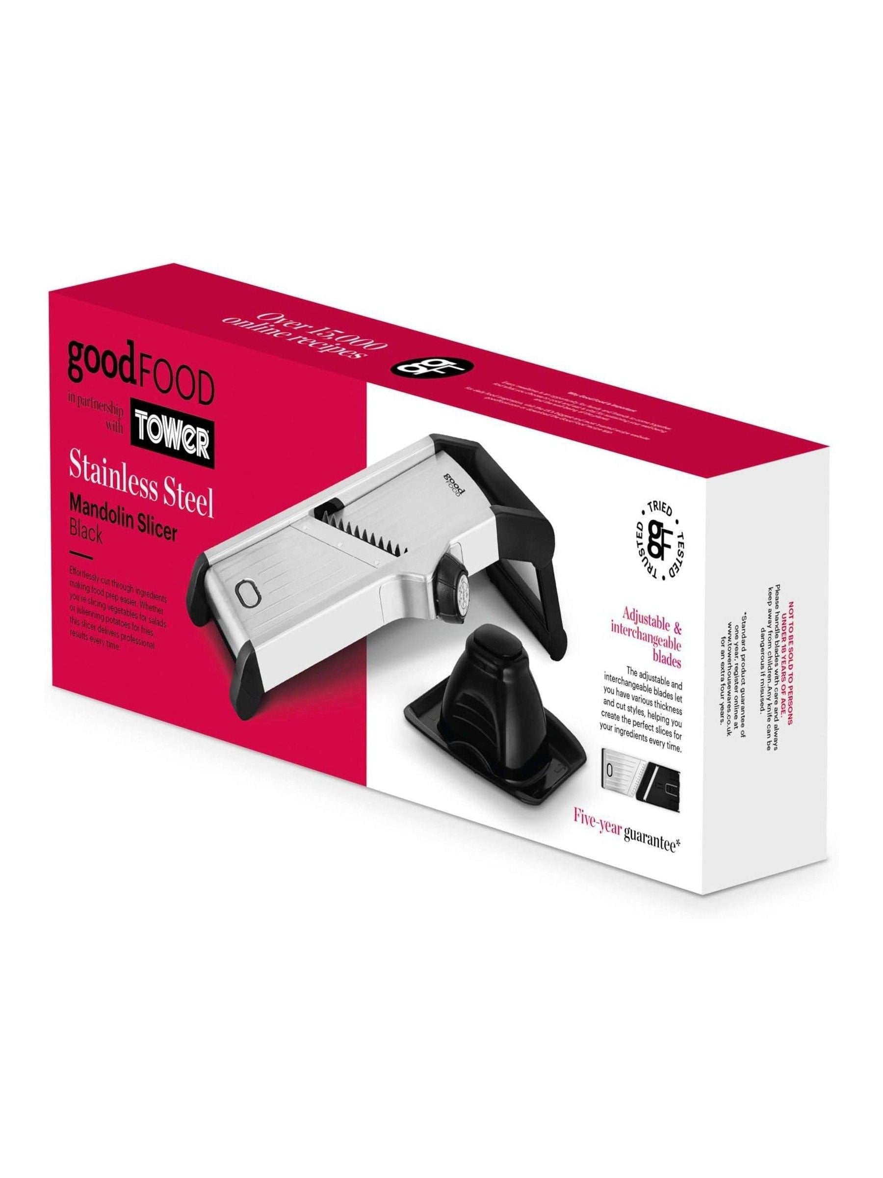 Good Food Black Chef's Mandolin Slicer