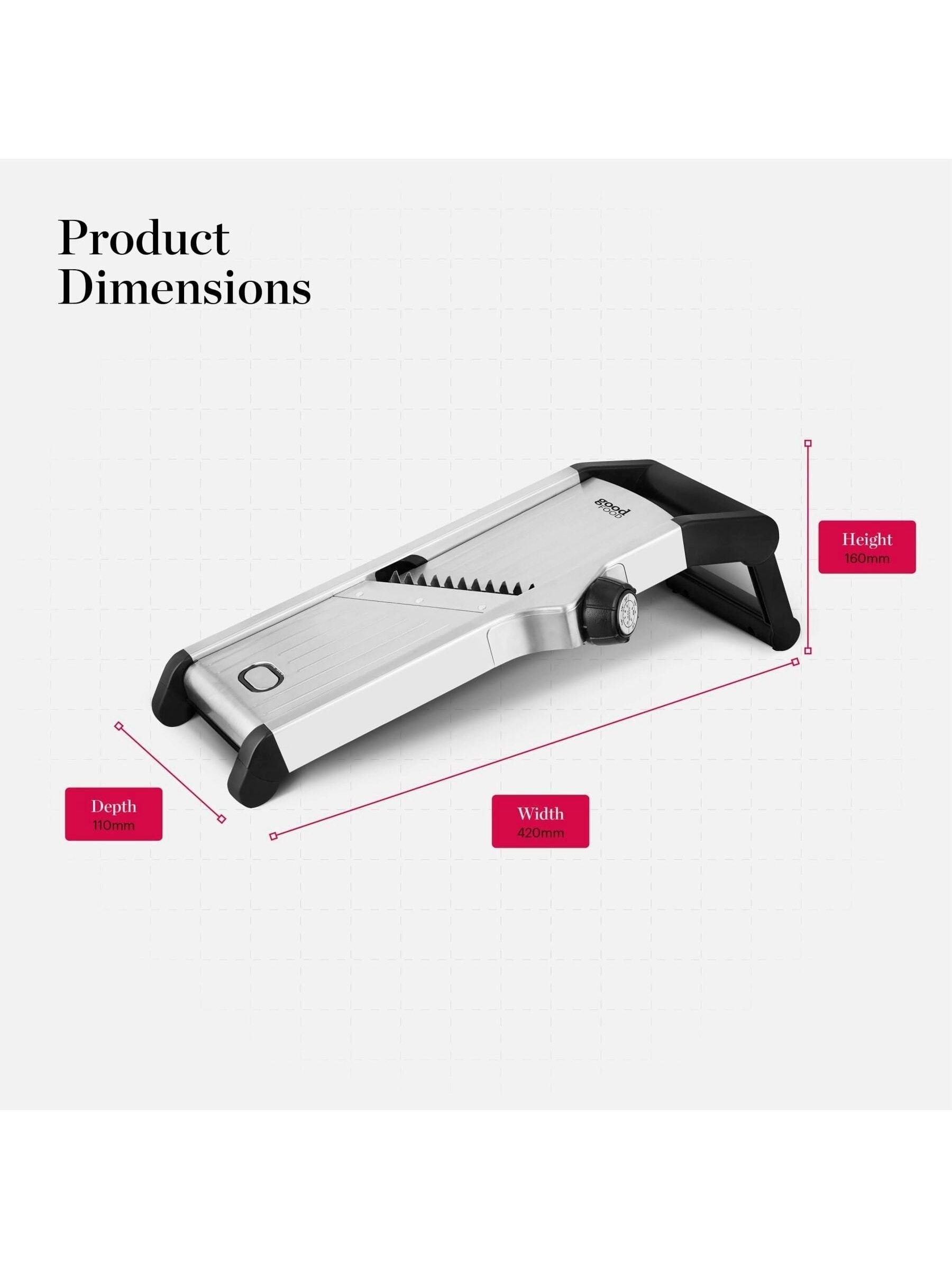 Good Food Black Chef's Mandolin Slicer