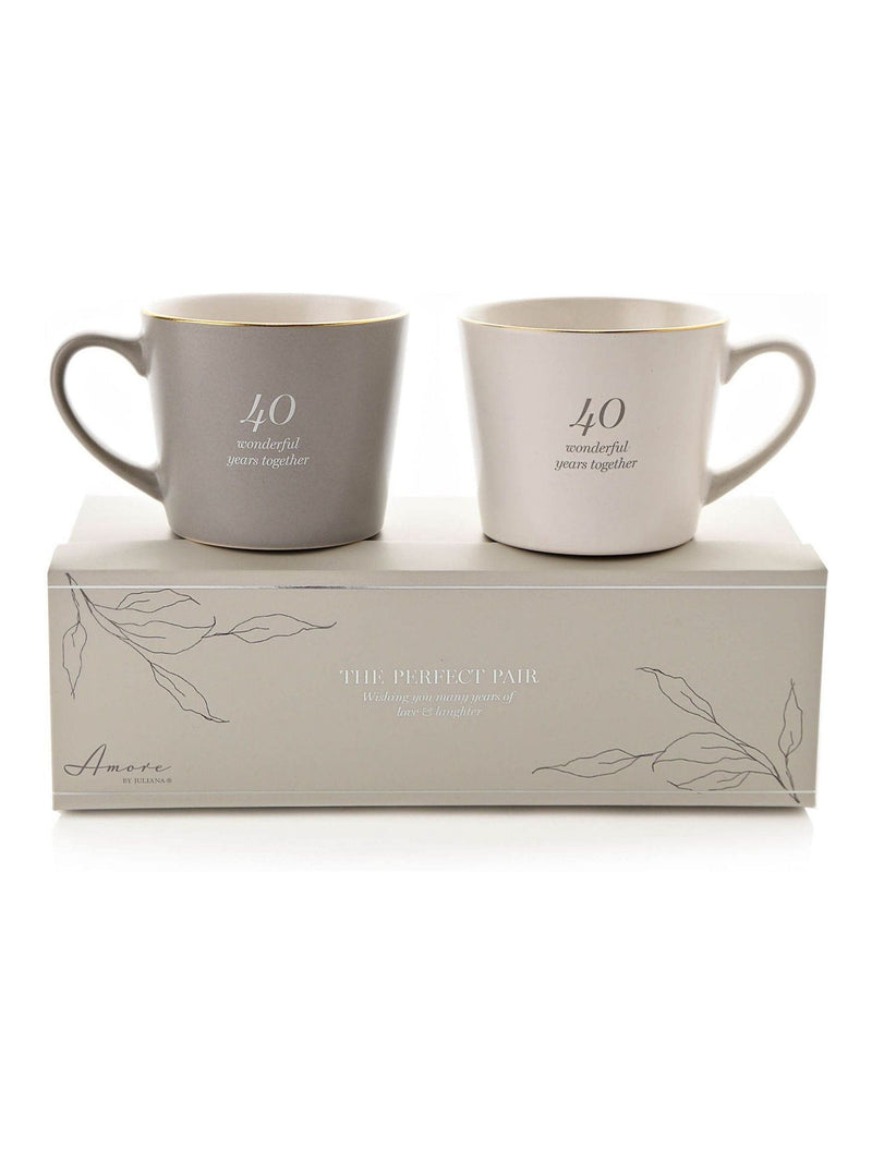 Widdop 40th anniversary Amore mugs set, British product