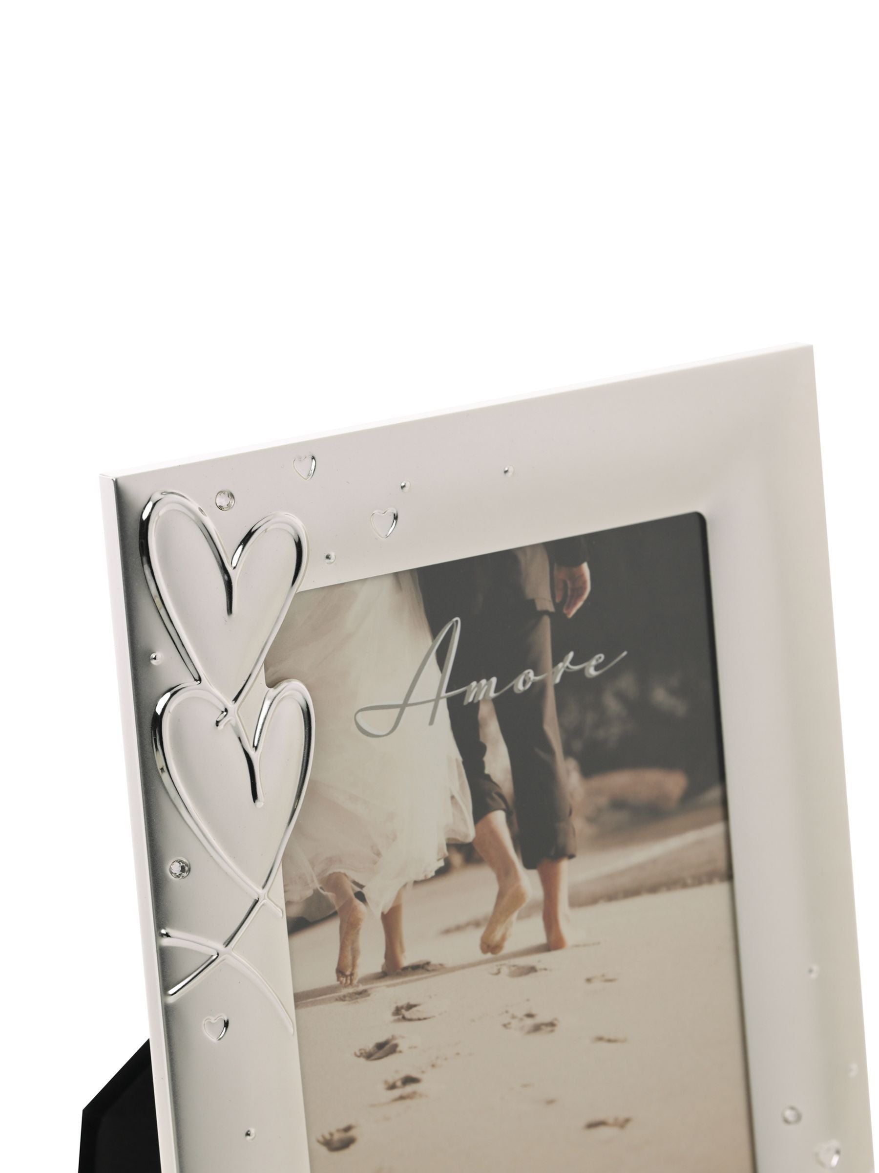 Amore by Juliana hearts crystals photo frame 5'x7' (British brand)