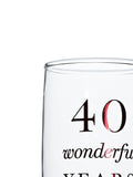 Widdop set of 2 clear champagne flutes 22.5cm - British product