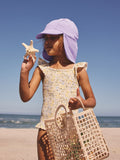 Lilac Purple Swim Legionnaire Hat (3mths-10yrs)