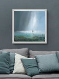 Artko framed art Grey Rainstorm by Michael Sanders 61.5cm (British brand)